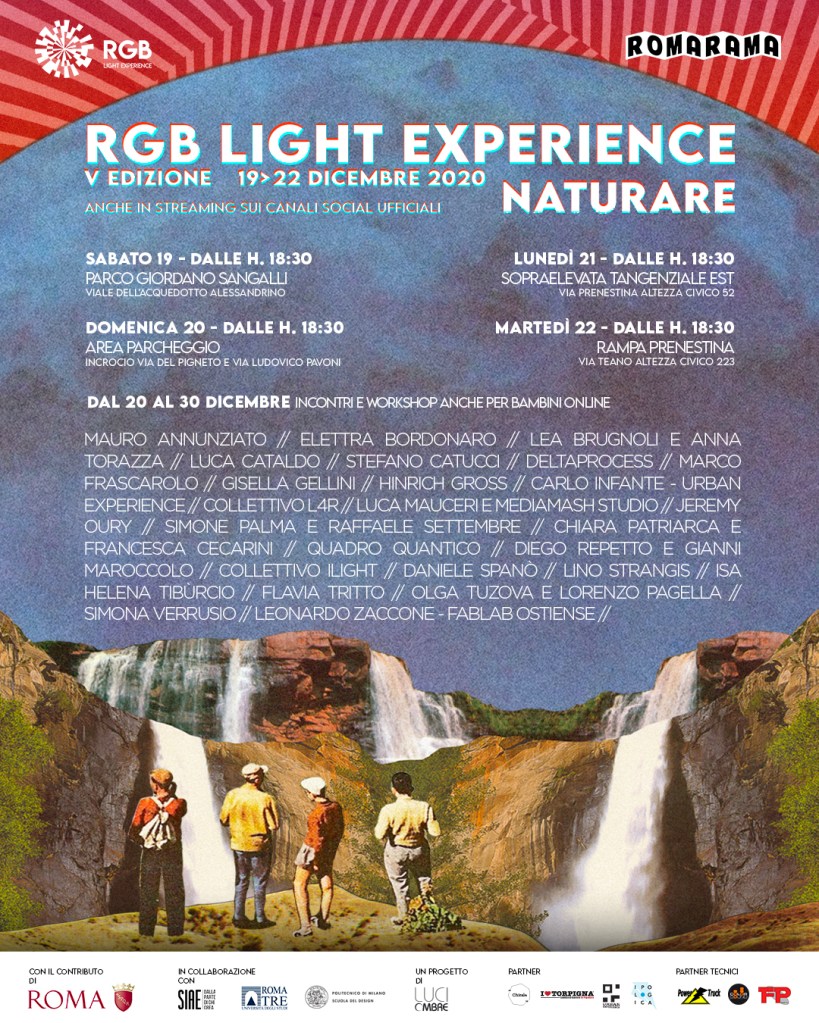 Locandina RGB Light Experience 2020
