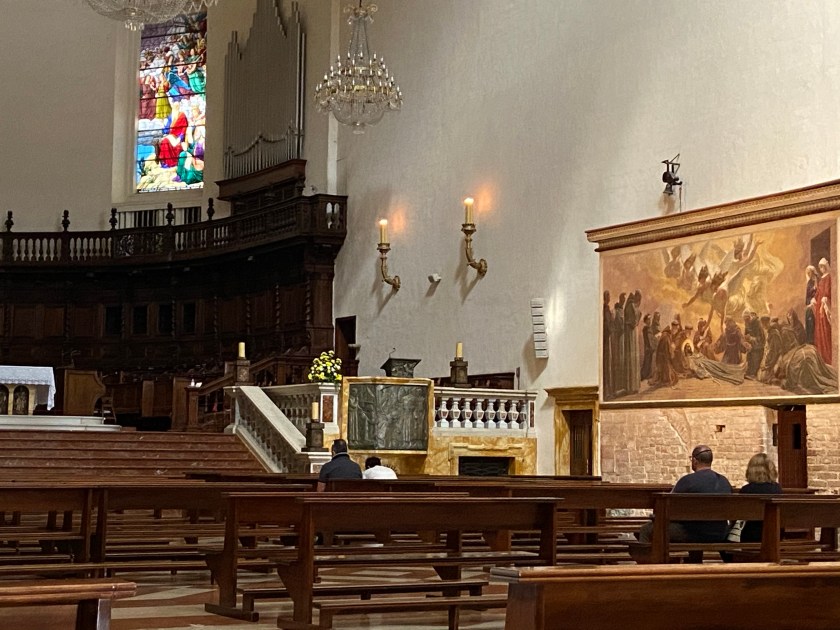 Interno Santa Maria degli Angeli in Porziuncola assisi