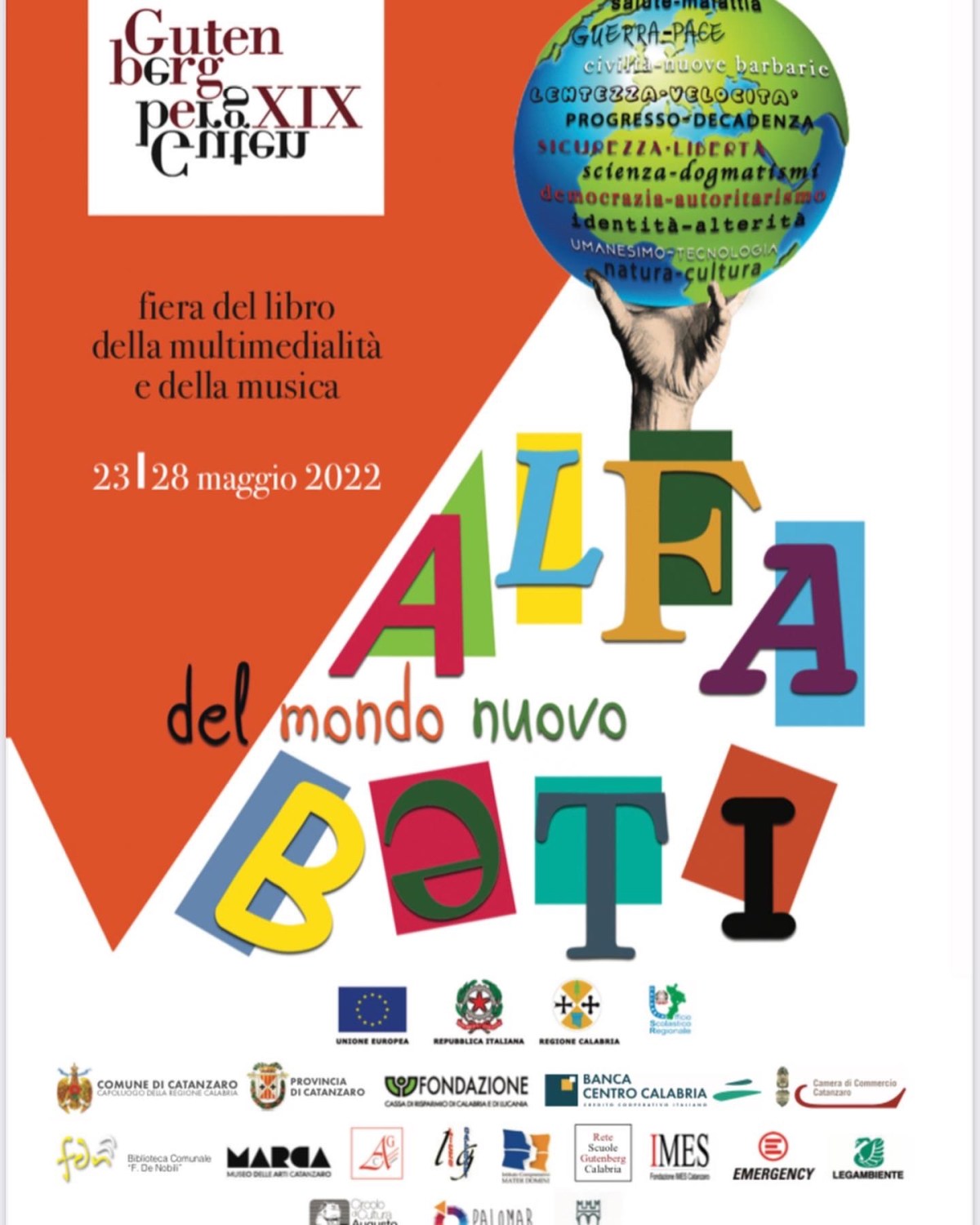 Alfabeti del mondo nuovo. XIX edizione del progetto&nbsp;Gutenberg