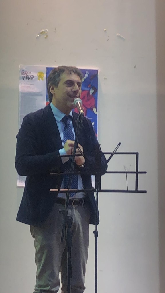 Nicola Fiorita sindaco di Catanzaro alla presentazione del Gutenberg Calabria XX
