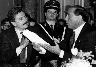 Berlusconi e Massimo D’Alema Lapress