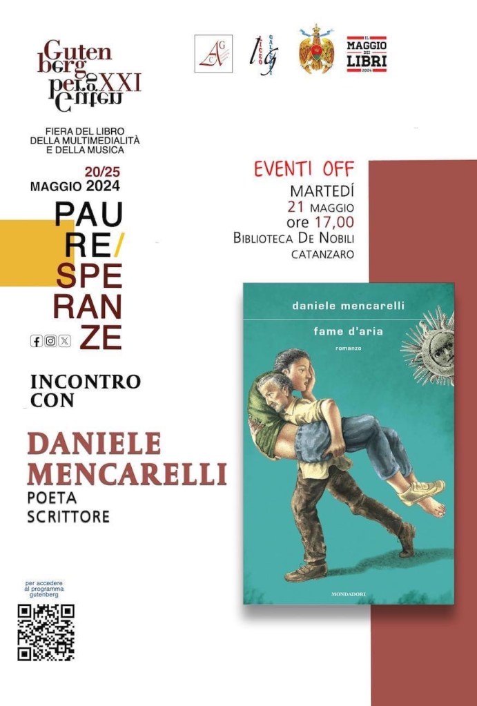 Fame d’aria incontro con Daniele Mencarelli eventioff gutenberg 2024