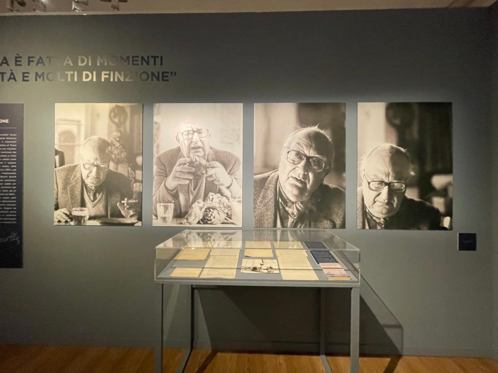 Materiale Esposito per mostra Andrea Camilleri a palazzo Firenze