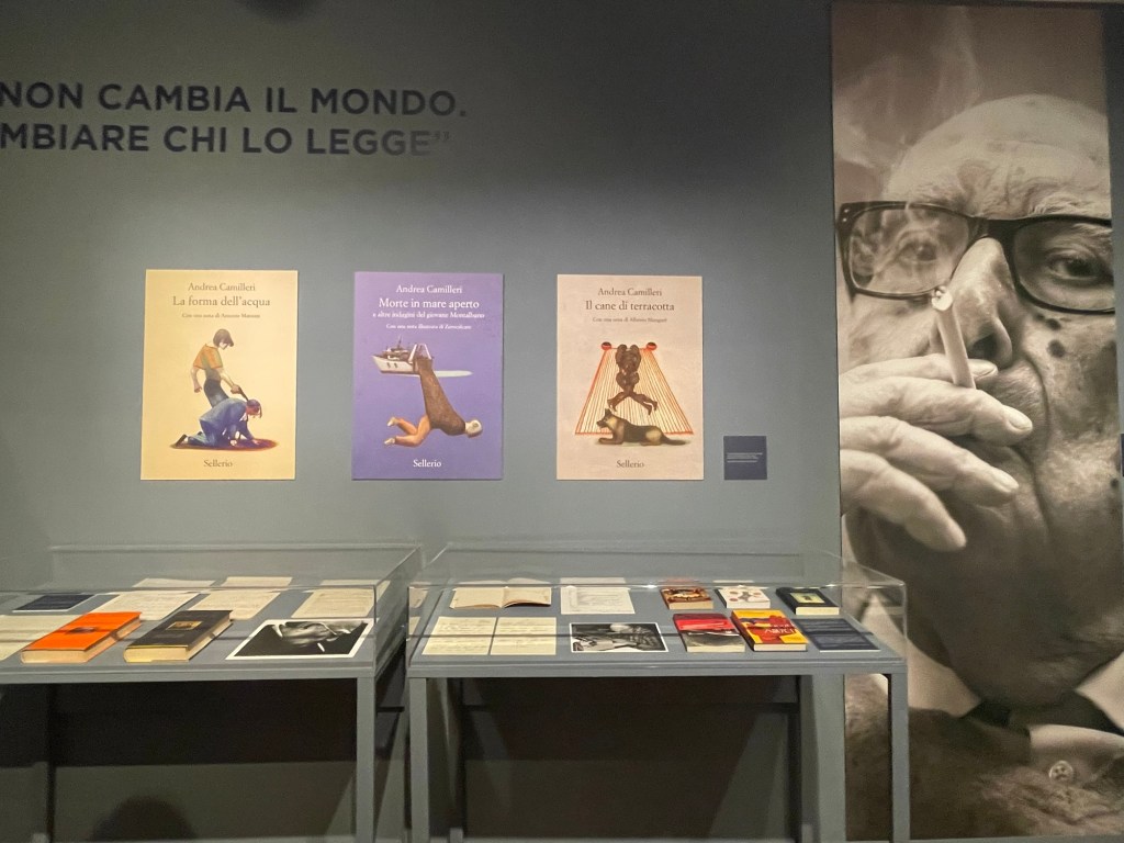 Opere per mostra Andrea Camilleri a palazzo Firenze